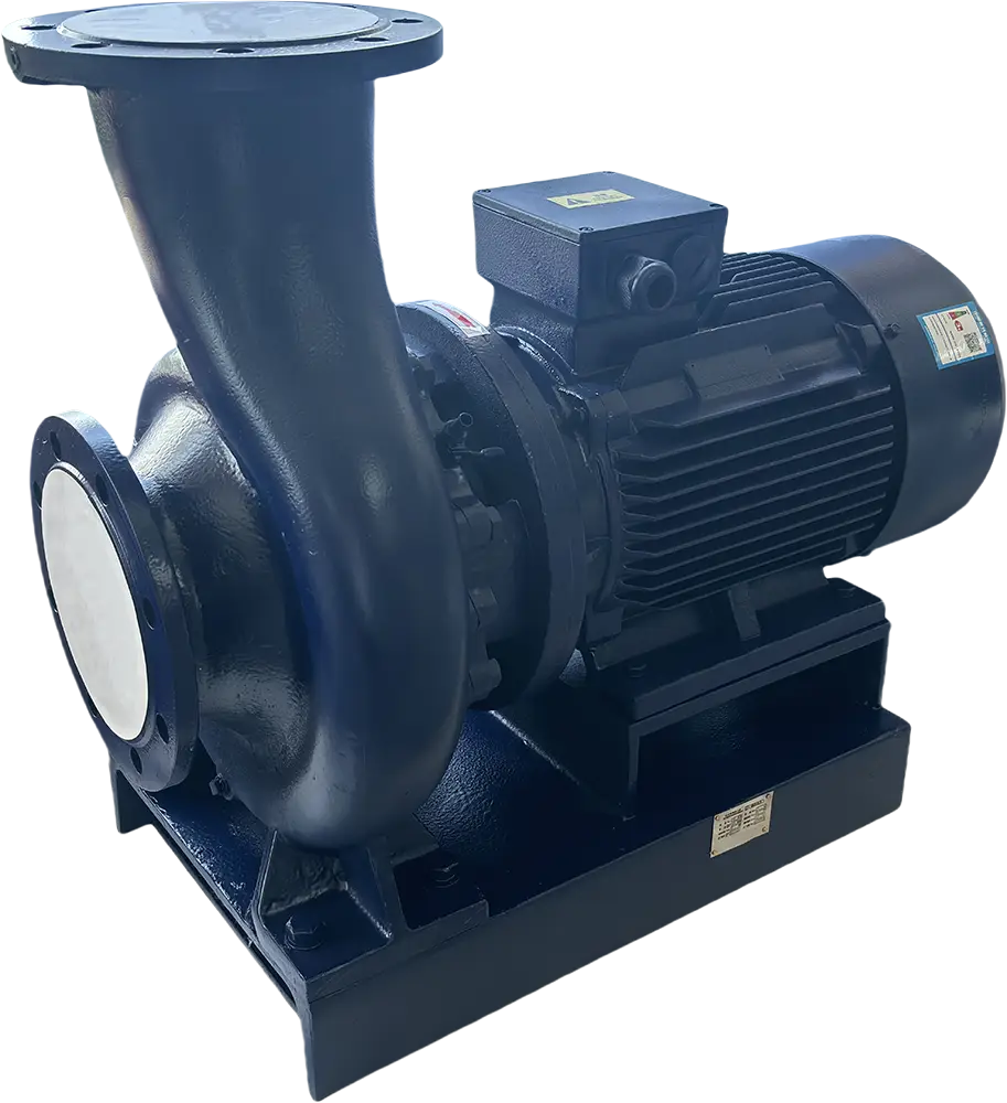 单级单吸卧式管道离心泵